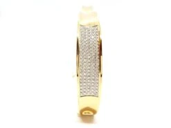 Bracelet Rigide En Or Jaune Pavé Diamants 17 Bracelet Rigide En Or Jaune Pavé Diamants -Castafiore Boutique bracelet rigide en or jaune pave diamants 247069