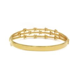 Bracelet Rigide - Or & Diamants -Castafiore Boutique bracelet rigide or diamants 785202