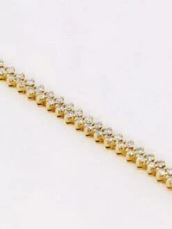 Bracelet Rivière De Diamants Or Jaune 4,8 Carats 10 Bracelet Rivière De Diamants Or Jaune 4,8 Carats -Castafiore Boutique bracelet riviere de diamants or jaune 48 carats 208212