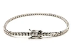 Bracelet Rivière Or Blanc Diamant -Castafiore Boutique bracelet riviere or blanc diamant 251781