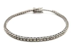 Bracelet Rivière Or Blanc Diamant -Castafiore Boutique bracelet riviere or blanc diamant 256775