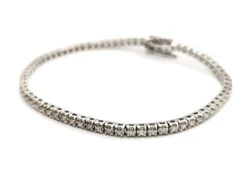 Bracelet Rivière Or Blanc Diamant -Castafiore Boutique bracelet riviere or blanc diamant 794211