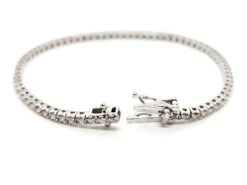 Bracelet Rivière Or Blanc Diamant -Castafiore Boutique bracelet riviere or blanc diamant 800754