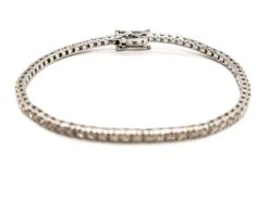 Bracelet Rivière Or Blanc Diamant -Castafiore Boutique bracelet riviere or blanc diamant 823915