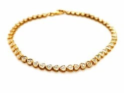 Bracelet Rivière Or Jaune Diamant -Castafiore Boutique bracelet riviere or jaune diamant 897062