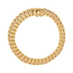 Bracelet Souple En Or Rose