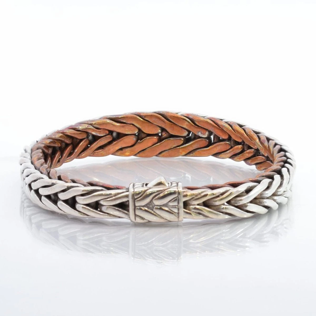 Bracelet Souple JOHN HARDY En Argent Et Cuivre 2 Bracelet Souple JOHN HARDY En Argent Et Cuivre – Image 2