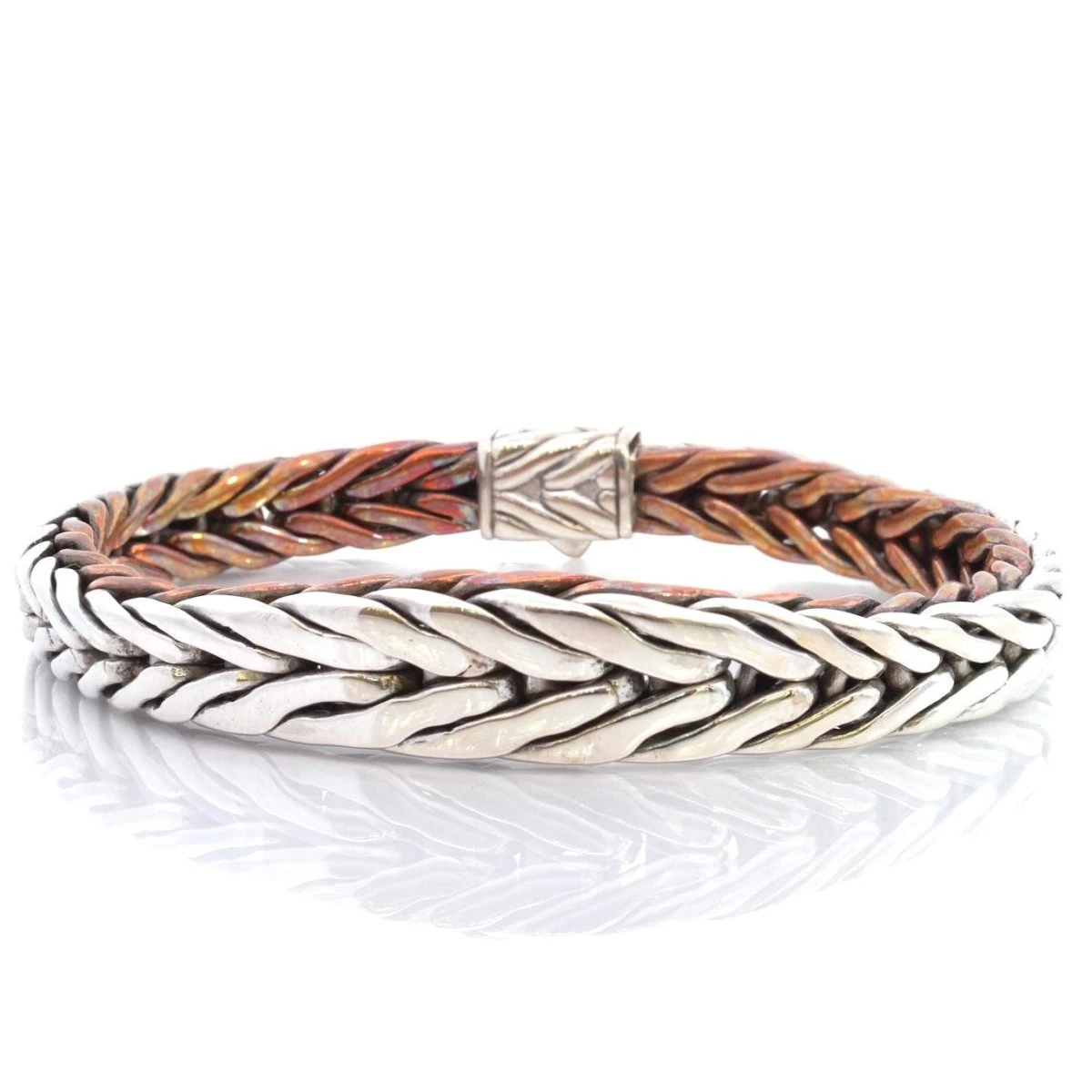 Bracelet Souple JOHN HARDY En Argent Et Cuivre 1 Bracelet Souple JOHN HARDY En Argent Et Cuivre