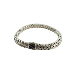 Bracelet Souple JOHN HARDY En Argent Et Saphir -Castafiore Boutique bracelet souple john hardy en argent et saphir 483267