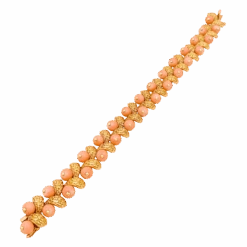 Miller Bracelet Souple VAN CLEEF & ARPELS "Gui" En Or Jaune Et Corail Peau D'ange 7 Miller Bracelet Souple VAN CLEEF & ARPELS "Gui" En Or Jaune Et Corail Peau D'ange -Castafiore Boutique bracelet souple van cleef arpels gui en or jaune et corail 456803