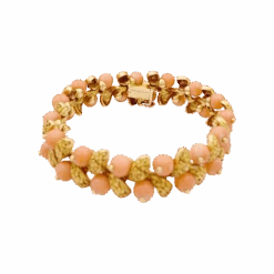 Miller Bracelet Souple VAN CLEEF & ARPELS "Gui" En Or Jaune Et Corail Peau D'ange 8 Miller Bracelet Souple VAN CLEEF & ARPELS "Gui" En Or Jaune Et Corail Peau D'ange -Castafiore Boutique bracelet souple van cleef arpels gui en or jaune et corail 927332