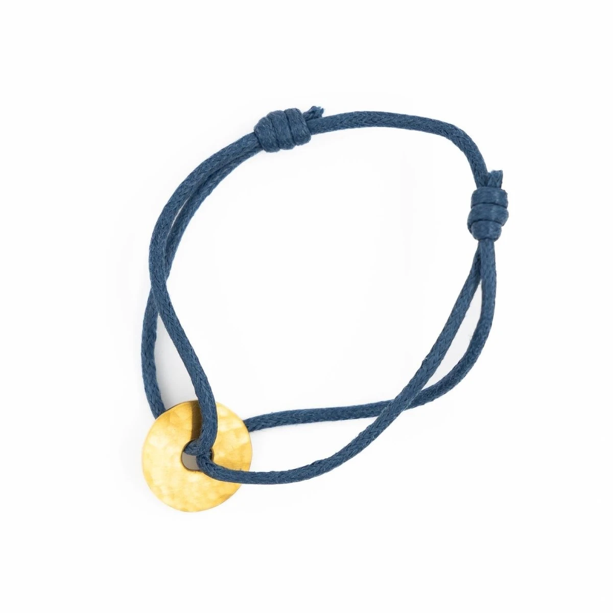 Bracelet Sur Cordon DINH VAN "Pi" En Or Jaune 1 Bracelet Sur Cordon DINH VAN "Pi" En Or Jaune
