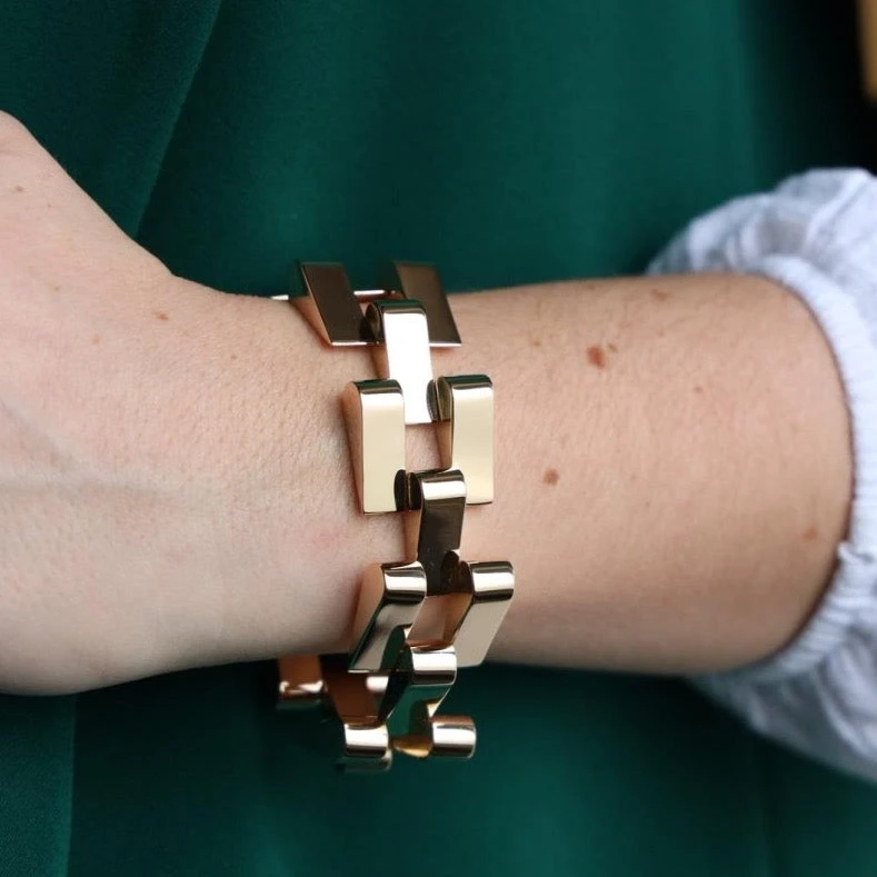 Bracelet Tank Or Jaune 2 Bracelet Tank Or Jaune – Image 2