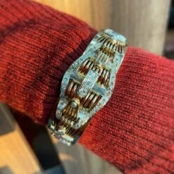 Bracelet TANK - Or, Platine & Diamants -Castafiore Boutique bracelet tank or platine diamants 800117