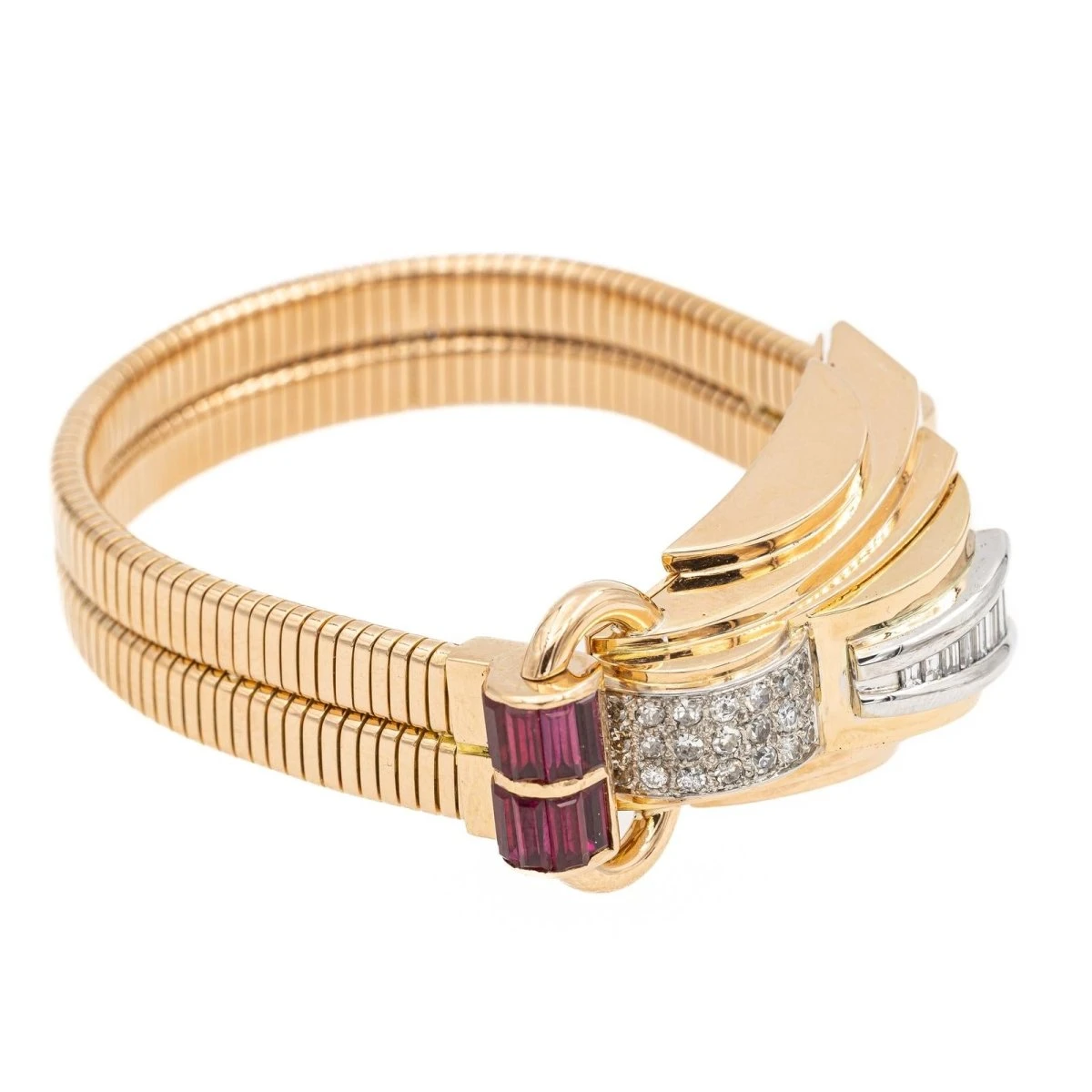 Bracelet Tank Or Rose Diamant 7 Bracelet Tank Or Rose Diamant – Image 7