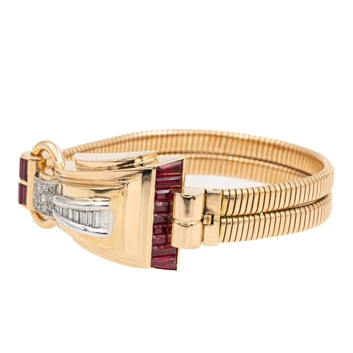 Bracelet Tank Or Rose Diamant 3 Bracelet Tank Or Rose Diamant – Image 3