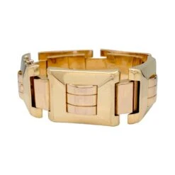 Miller Bracelet "Tank" Or Rose Et Jaune