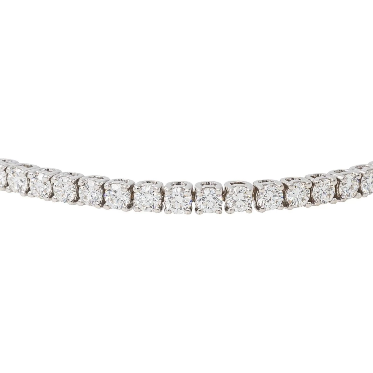 Bracelet Tennis Or Blanc Diamant 4 Bracelet Tennis Or Blanc Diamant – Image 4