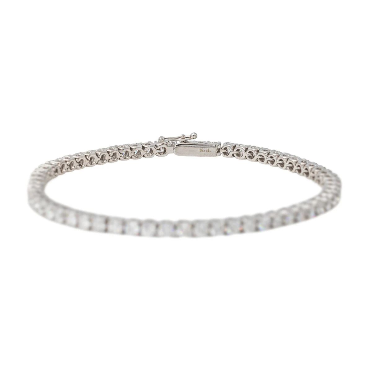 Bracelet Tennis Or Blanc Diamant 6 Bracelet Tennis Or Blanc Diamant – Image 6