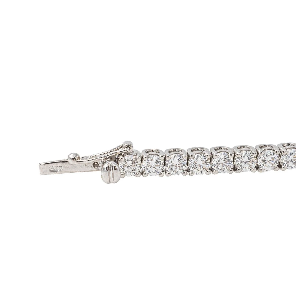 Bracelet Tennis Or Blanc Diamant 8 Bracelet Tennis Or Blanc Diamant – Image 8