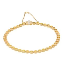 Bracelet Tennis Or Jaune Diamant -Castafiore Boutique bracelet tennis or jaune diamant 195463
