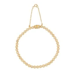 Bracelet Tennis Or Jaune Diamant
