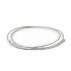 Bracelet Torsadé 3 Rangs En Or Blanc