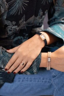 Bracelet Trois Rangs De Perles -Castafiore Boutique bracelet trois rangs de perles 124520