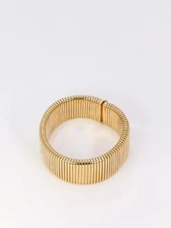 Bracelet Tubogas Vintage En Or Jaune -Castafiore Boutique bracelet tubogas vintage en or jaune 833943