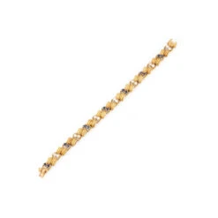 Bracelet VAN CLEEF & ARPELS En Or Jaune, Saphirs Et Diamants