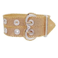 Miller Bracelet Vintage "Ceinture", Or Rose Et Diamants