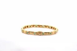 Bracelet Vintage En Or Et émeraudes 5 Bracelet Vintage En Or Et émeraudes -Castafiore Boutique bracelet vintage en or et emeraudes 341418