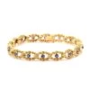 Bracelet Vintage En Or Jaune Et Saphirs