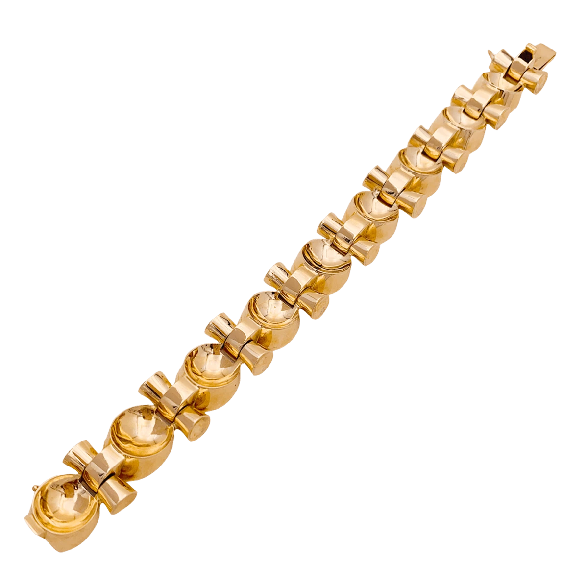 Miller Bracelet Vintage, "Tank", Or Rose 4 Miller Bracelet Vintage, "Tank", Or Rose – Image 4