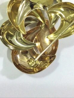 Broche En Or Rose, Jaune Et Blanc -Castafiore Boutique broche 3 ors 217504