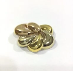 Broche En Or Rose, Jaune Et Blanc -Castafiore Boutique broche 3 ors 360240