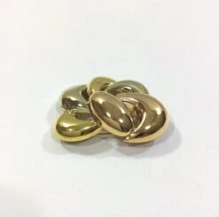 Broche En Or Rose, Jaune Et Blanc -Castafiore Boutique broche 3 ors 730904