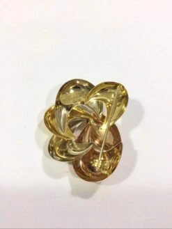 Broche En Or Rose, Jaune Et Blanc -Castafiore Boutique broche 3 ors 949261