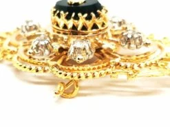 Broche Art Déco En Or Jaune, Platine, Diamants Et Onyx 17 Broche Art Déco En Or Jaune, Platine, Diamants Et Onyx -Castafiore Boutique broche art deco en or jaune platine diamants et onyx 833827