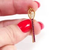 Broche Art Deco En Or Jaune, Rubis Et Perle -Castafiore Boutique broche art deco en or jaune rubis et perle 539677