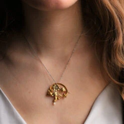 Broche Clip En Or Jaune Et En Perle -Castafiore Boutique broche clip en or jaune et en perle 217356