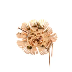 Broche En Or Jaune Et Diamants -Castafiore Boutique broche diamants en or 18k 991787