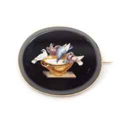 Broche Épingle En Or Jaune