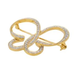 Broche Epingle Or Jaune Diamant 9 Broche Epingle Or Jaune Diamant -Castafiore Boutique broche epingle or jaune diamant 649294