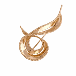 Miller Broche Épingle "Volute" En Or Rose