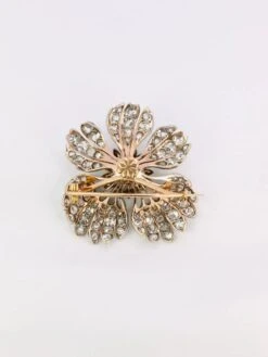 Broche Fleur Ancienne Or Argent Diamants Taille Ancienne 8 Broche Fleur Ancienne Or Argent Diamants Taille Ancienne -Castafiore Boutique broche fleur ancienne or argent diamants taille ancienne 783735