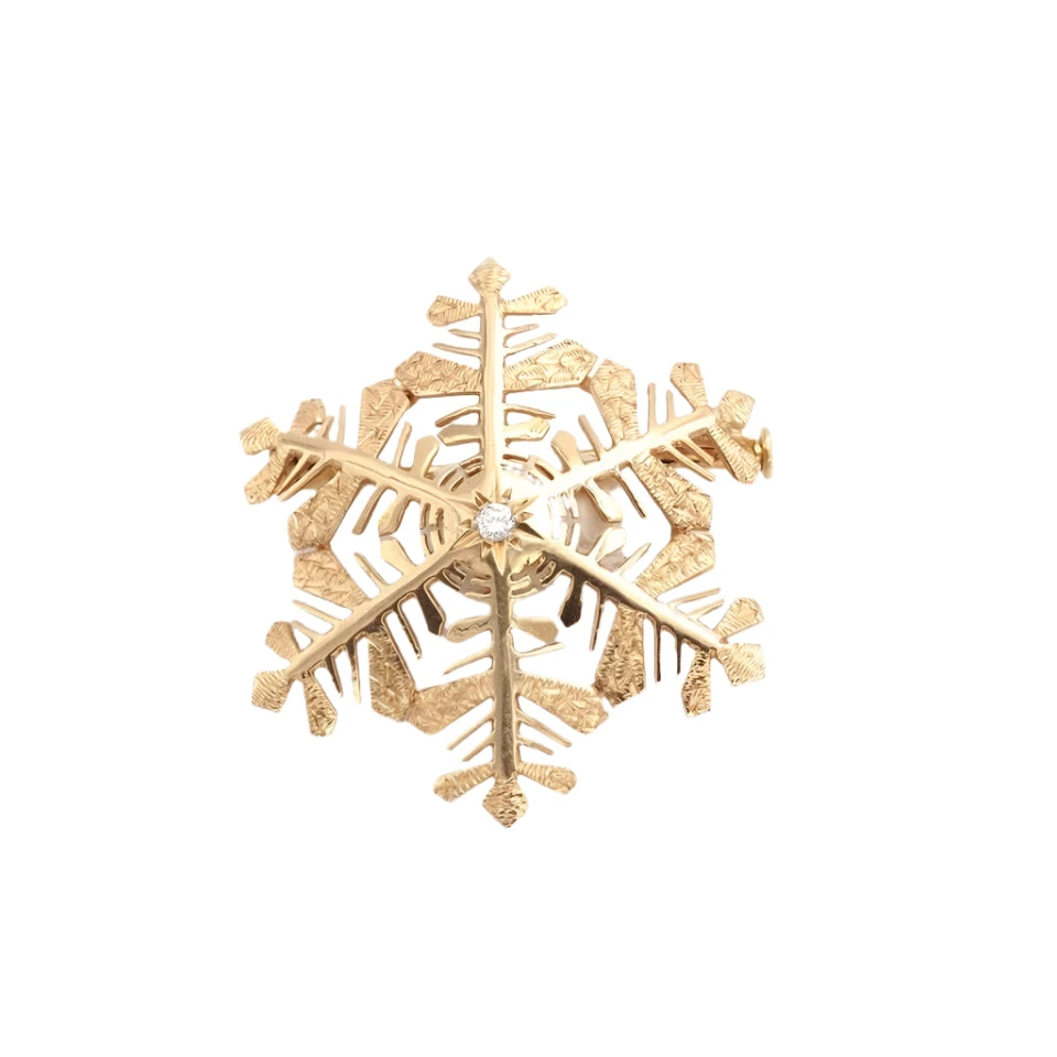 Broche Épingle En Or Et Diamant 1 Broche Épingle En Or Et Diamant