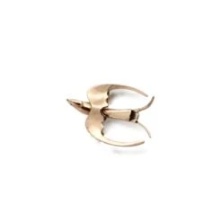 Broche Hirondelle En Or Rose Et Or Blanc -Castafiore Boutique broche hirondelle en or rose et or blanc 833631