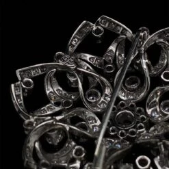 Broche Italienne En Or Avec 5,50 Carats De Diamants De Succession -Castafiore Boutique broche italienne en or avec 550 carats de diamants de succession 524204