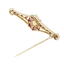 Broche Or JaunePerle Mabé -Castafiore Boutique broche or jaune perle mabe 770138